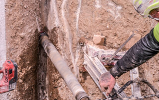 drilling into concrete