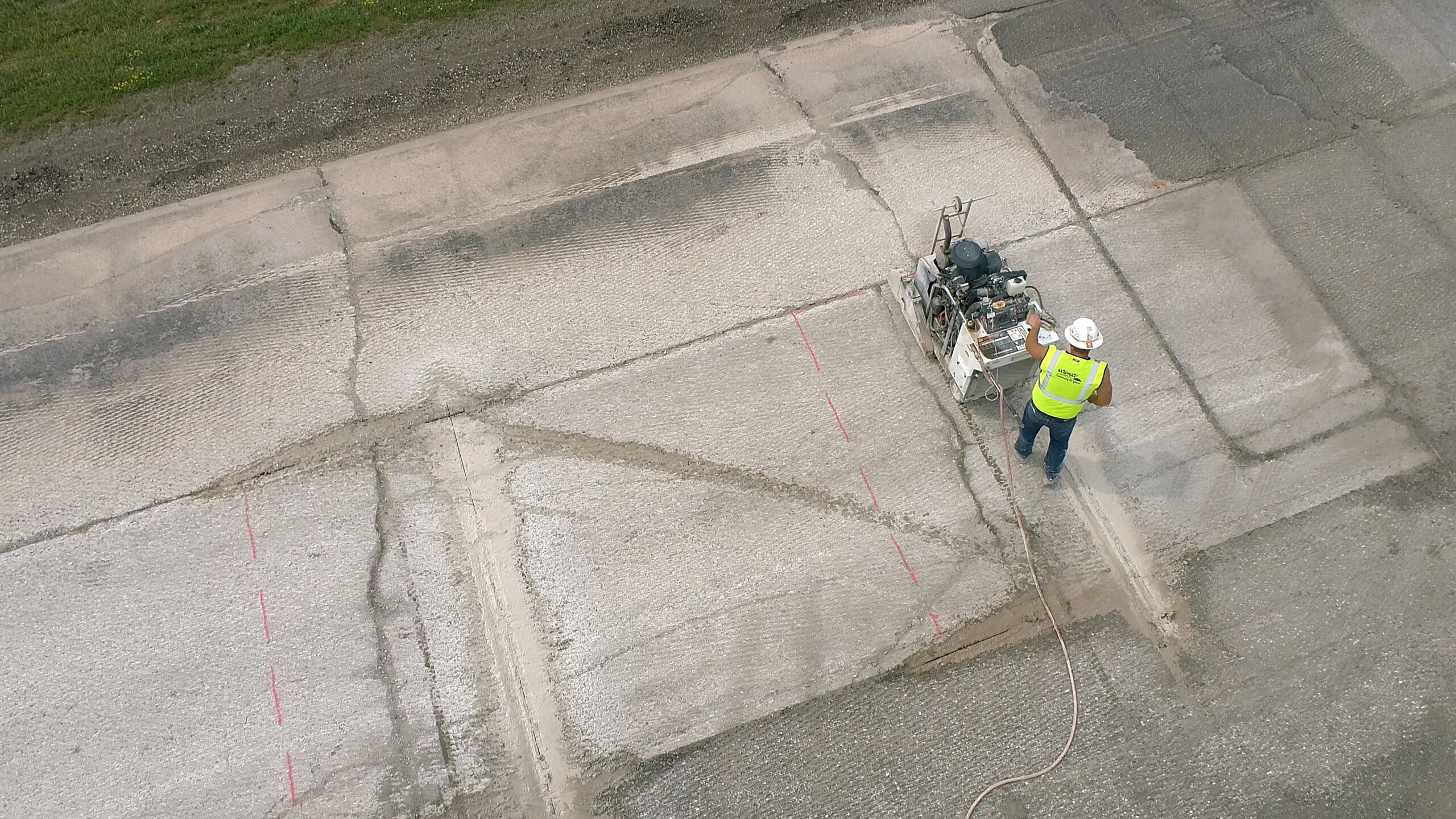 concrete sawing project in Kenosha